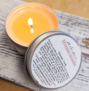 Warm Vanilla Massage Candle